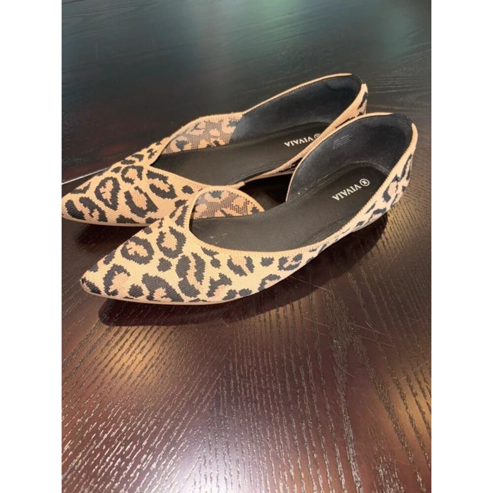 Vivaia Melia Pointed-Toe D'Orsay Flats Sz 41.5/10 US